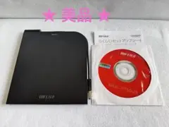 BUFFALO ポータブルブルーレイドライブ BRXL-PTS6U3-BK/N