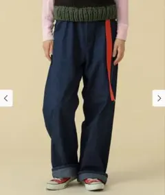 L.E.E. ダークブルー ワイドパンツ