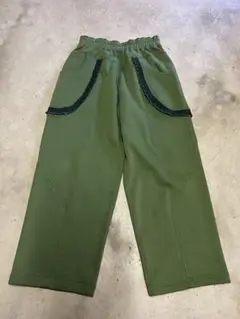 anthony calydon Elastic trouser グリーン