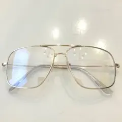 ツーブリッジクリアサングラス