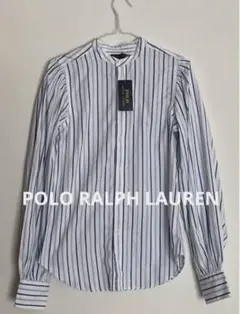 POLO ラルフローレン　シャツ　ストライプ　パフスリーブ　米国購入　新品