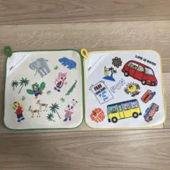 新品 こどもちゃれんじ×BREEZE ループ付きタオル 2枚