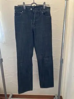 LANVIN COLLECTION ブラックストレートデニム　美品