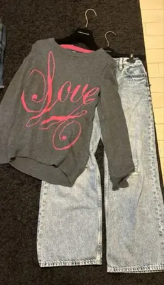GAP デニム、セーター