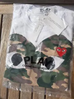XSサイズ新品PLAY COMME des GARÇONS 迷彩柄 Tシャツ - メルカリ