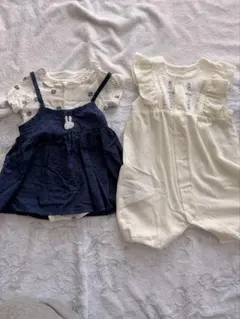 ロンパース2点セットミッフィー