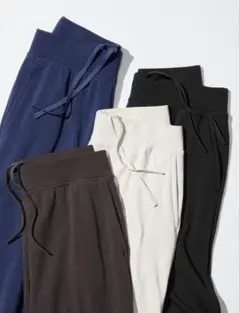 【ユニクロ】ウォームフリースストレートパンツ　標準丈