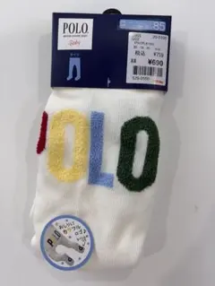 新品　タグ付き　85cm POLO ベビー タイツ ホワイト