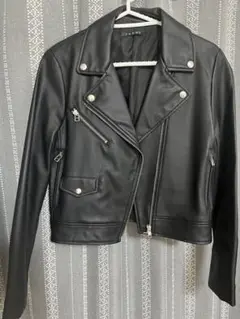 ブラックライダースジャケット