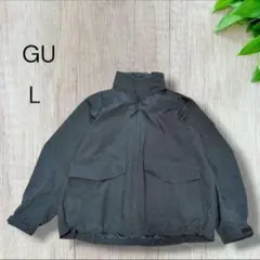 GU　ウィンドプルーフスタンドカラーブルゾン　ナイロンジャケット　ジャンパー　L