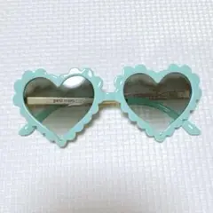 【美品】プティマイン ハート サングラス キッズ 子供用