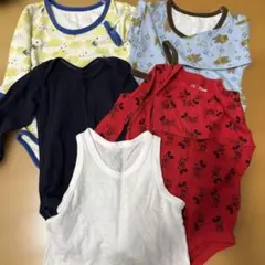 GAP ユニクロ　バースデイ　長袖ボディスーツ 80サイズ相当　４枚セット