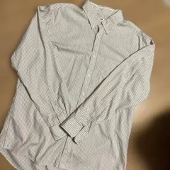 ユニクロ　ストライプ長袖シャツ XLサイズ