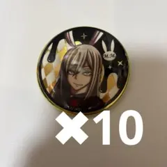 桃源暗鬼 矢颪碇 原作 バニー 缶バッジ メディコス ゴールド 20点