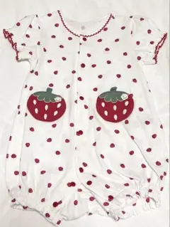 いちごロンパース　60〜70サイズ　西松屋新作