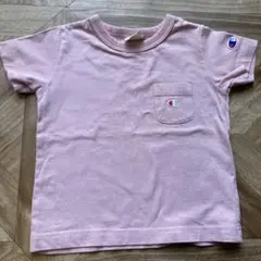 チャンピオン ピンク 半袖Tシャツ 100