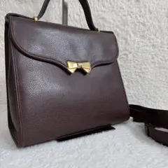 NINA RICCI ニナリッチ ハンド ショルダー 本革 レザー フランス製