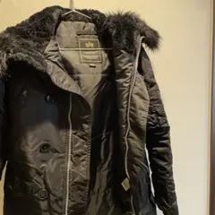 ブラックミリタリージャケット SMALL