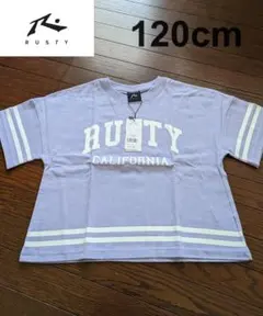 120cm ラスティ RUSTY キッズ カレッジ 半袖 ワイド Tシャツのサムネイル