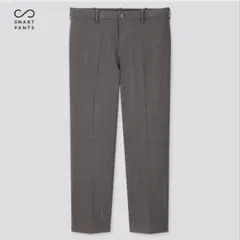 美品 ユニクロ EZYアンクルパンツ（ウィンドウペン・2WAYストレッチ) S