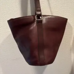 【ヴィンテージ】 Agnes b. Voyage バーガンディ ショルダーバッグ