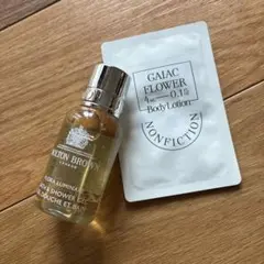 Molton Brownシャワージェル ＆ノンフィクションボディローションのサムネイル