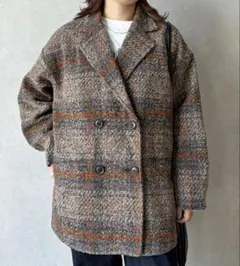 CPCM アソート柄ブークレチェックテーラードジャケット