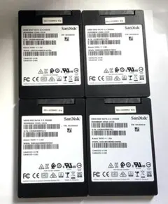 ②-WA282-SanDisk SATA 256GB 2.5インチ SSD 4点