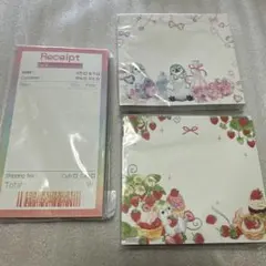 可愛いメモ帳セット