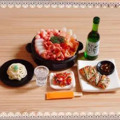 韓国キムチ鍋セット　シルバニア　リカちゃん　ドールハウス　ミニチュアフード