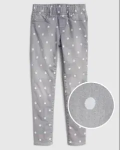 GAP グレー デニム ジーンズ 水玉 ドット 12 150