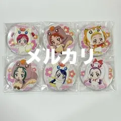 【プリキュア】ぷりきゅるみ缶バッジ のぞみ りん うらら こまち かれん くるみ