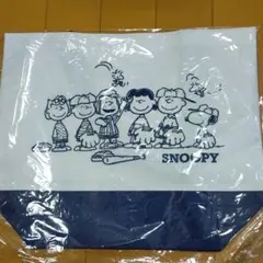 スヌーピー　バイカラー　トートバッグ