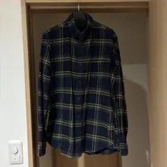 GU フランネルチェックシャツ 長袖　Lサイズ