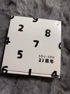 SOU・SOU 23周年記念 小皿 深緋色×桃色