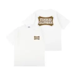 XL ホワイト スタンダードカリフォルニア シールドロゴ Tシャツ キムタクのサムネイル