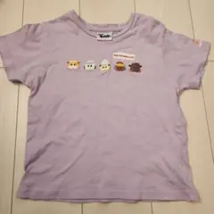 しまむらPUI PUI モルカー プイプイモルカー半袖Tシャツラベンダー 110