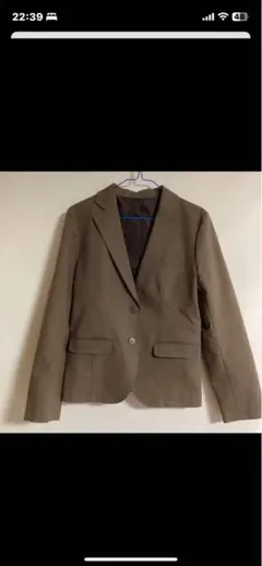 UNIQLO 新品未使用　ブラウン テーラードジャケット