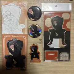 呪術廻戦 PLAZA 虎杖悠仁 コンプリート アクスタ 缶バッジ ポストカード