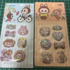 LABUBU シャカシャカシール 2枚セット