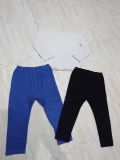 UNIQLO レギンス2点 プティマイン トップス 3点セット サイズ90cm