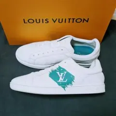 チョロ吉 ルイヴィトン　ルクセンブルグライン スニーカー ブルー 2025年最新】ルイヴィトン ルクセンブルグ ラインスニーカーの