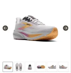 【新品未使用】BROOKS メッシュスニーカー ネオンオレンジ換え紐付きのサムネイル
