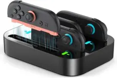 Switch2専用 Joycon充電スタンド LEDライト USB-Cケーブル