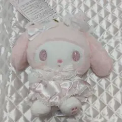 マイメロディ 白いちごのティータイム ぬいぐるみエコバッグ サンリオ