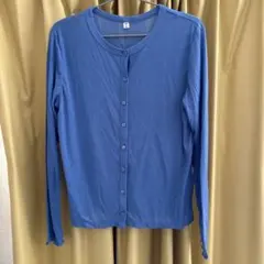 GU 長袖 ソフトシアーカーディガン
