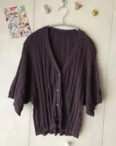 フランシュリッペ たっぷり袖カーディガン