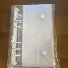 シール帳 女の子 透明 a6 バインダー 6穴 大きめ 196x132mm