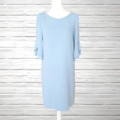 【匿名配送】グランターブル　ワンピース　ライトブルー　ペタルスリーブ　上品