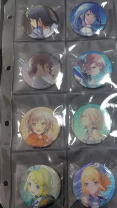 プロセカ　グリッター缶バッチ　イベント　イラストコレクション